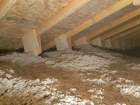 cellulose insulation, attic insulation